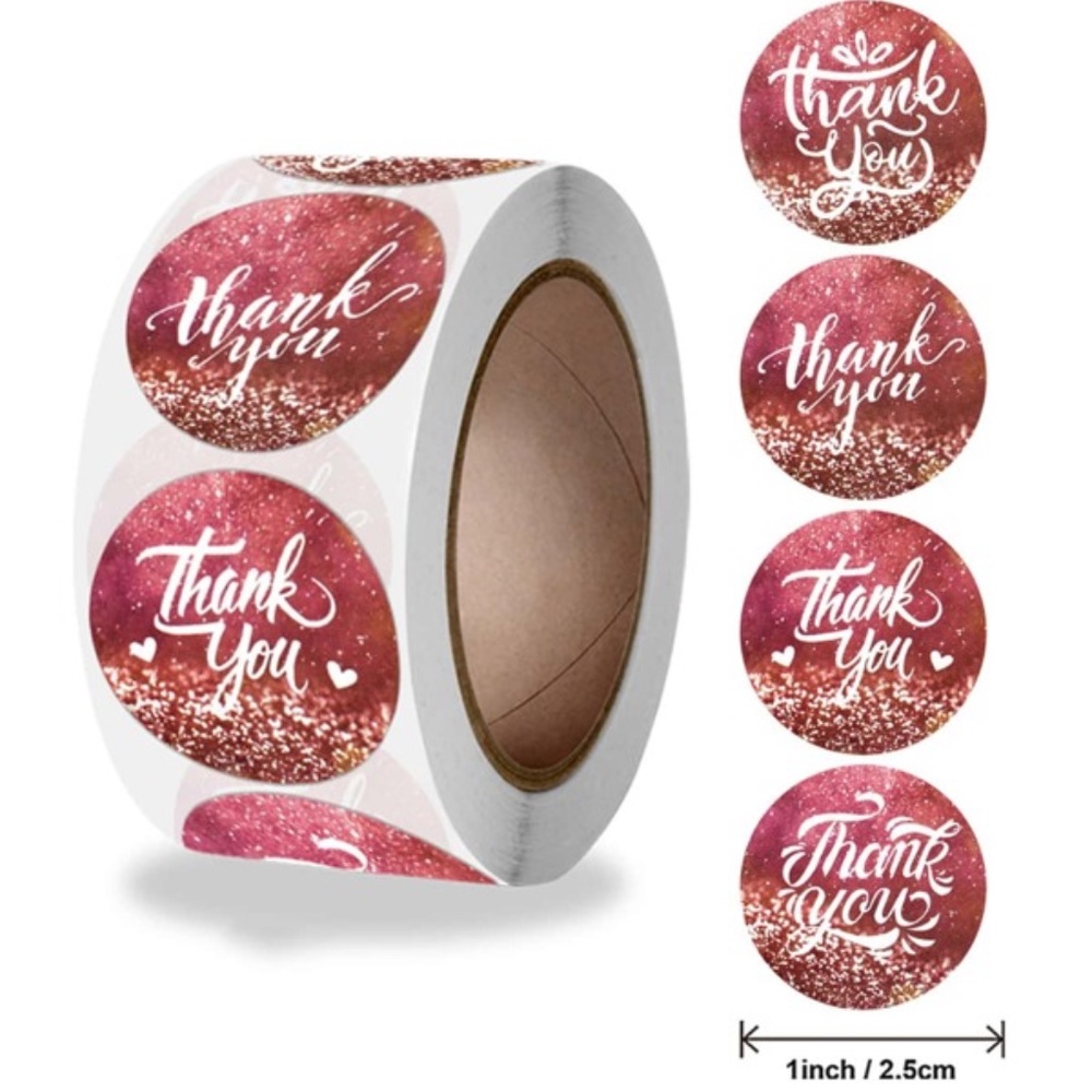 500 pcs - “Thank You” Stickers